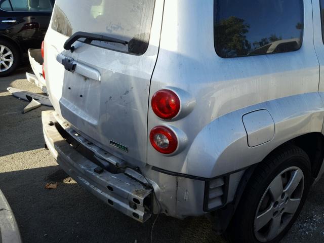 3GNBAAFW2BS643377 - 2011 CHEVROLET HHR LS Plata foto 9