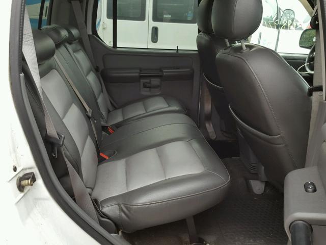 1FMZU67K15UA64744 - 2005 FORD EXPLORER S WHITE photo 6