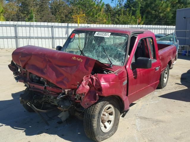 1FTKR4EEXAPA27614 - 2010 FORD RANGER RED photo 2