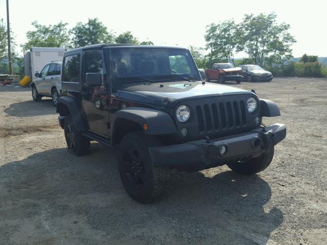 1C4AJWAGXGL150951 - 2016 JEEP WRANGLER S BLACK photo 1