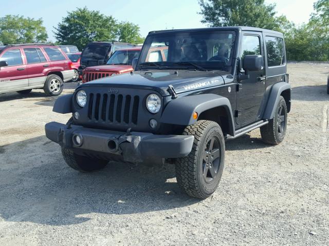 1C4AJWAGXGL150951 - 2016 JEEP WRANGLER S BLACK photo 2