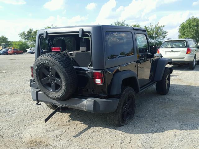 1C4AJWAGXGL150951 - 2016 JEEP WRANGLER S BLACK photo 4