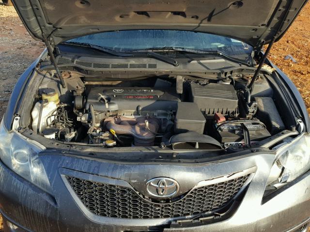 4T1BE46K77U011408 - 2007 TOYOTA CAMRY NEW GRAY photo 7