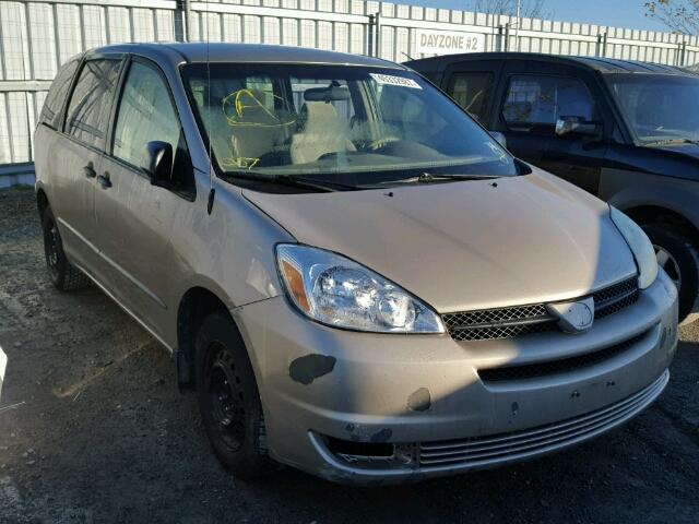 5TDZA29C94S021106 - 2004 TOYOTA SIENNA CE GOLD photo 1