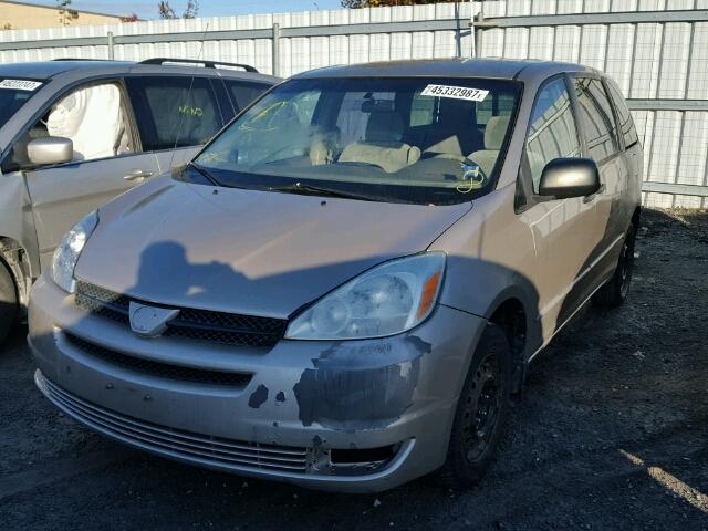 5TDZA29C94S021106 - 2004 TOYOTA SIENNA CE GOLD photo 2