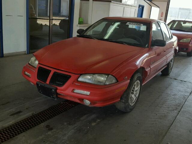 1G2NE54N0PC773462 - 1993 PONTIAC GRAND AM S Qırmızı foto 2