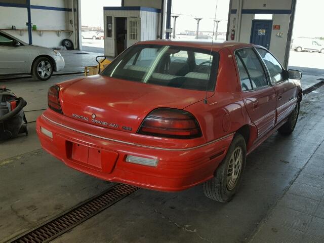 1G2NE54N0PC773462 - 1993 PONTIAC GRAND AM S Qırmızı foto 4