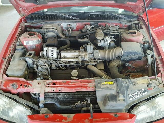 1G2NE54N0PC773462 - 1993 PONTIAC GRAND AM S Qırmızı foto 7