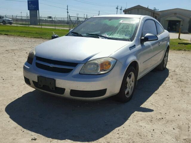 1G1AL15F177163894 - 2007 CHEVROLET COBALT LT SILVER photo 2