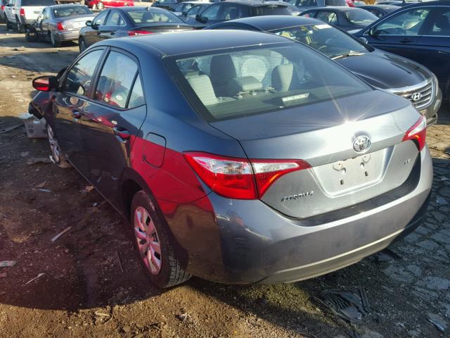 2T1BURHE2GC576027 - 2016 TOYOTA COROLLA L GRAY photo 3