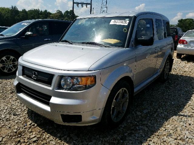 5J6YH18977L004179 - 2007 HONDA ELEMENT SC SILVER photo 2