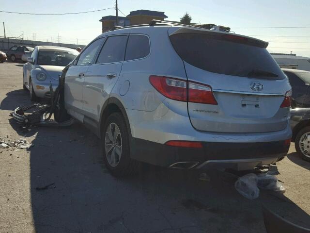 KM8SMDHF6FU102963 - 2015 HYUNDAI SANTA FE G SILVER photo 3