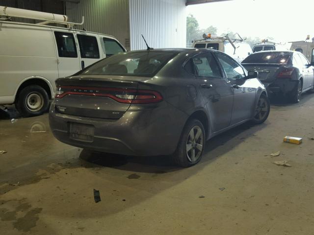 1C3CDFBB0FD222675 - 2015 DODGE DART SXT GRAY photo 4