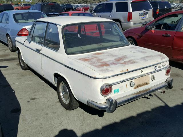 11531244 - 1967 BMW 1602 WHITE photo 3