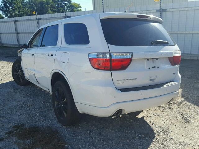 1C4SDJCT8DC689914 - 2013 DODGE DURANGO R/ WHITE photo 3