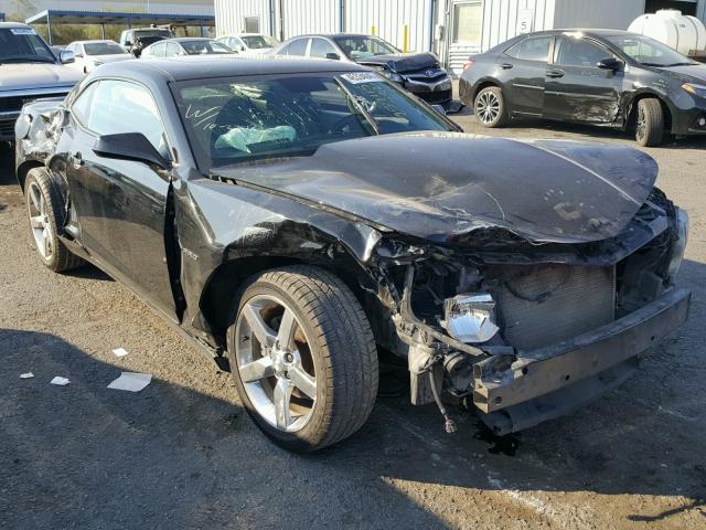 2G1FB1EV9A9100631 - 2010 CHEVROLET CAMARO LT BLACK photo 1