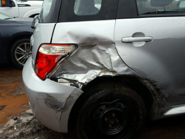 JTKKT604065003930 - 2006 TOYOTA SCION XA ვერცხლისფერი ფოტო 9