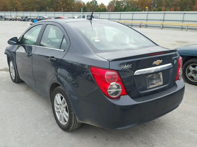 1G1JC5SH0E4205001 - 2014 CHEVROLET SONIC LT GRAY photo 3