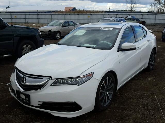 19UUB3F51FA004854 - 2015 ACURA TLX TECH WHITE photo 2
