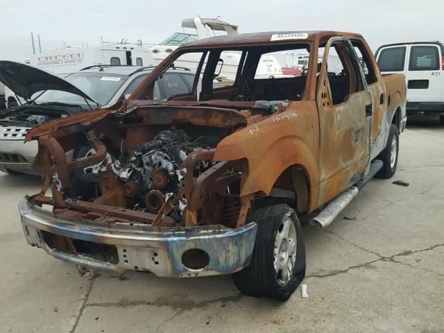 1FTEW1CM3BFA74585 - 2011 FORD F150 BURN photo 2