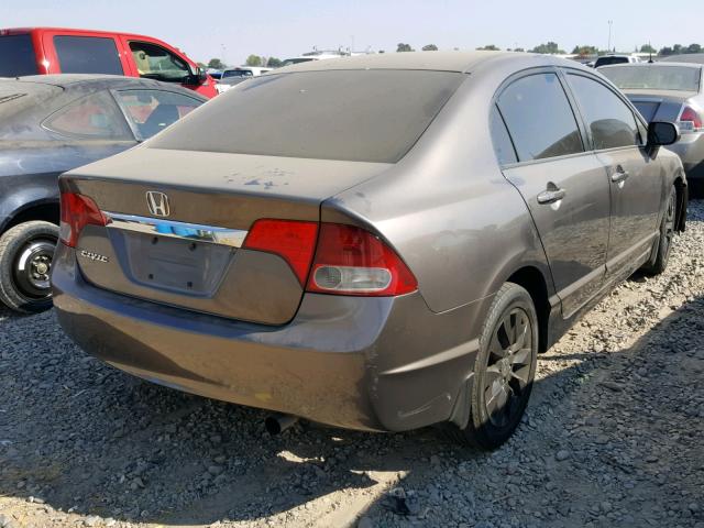19XFA16919E028736 - 2009 HONDA CIVIC EXL 棕色 照片 4