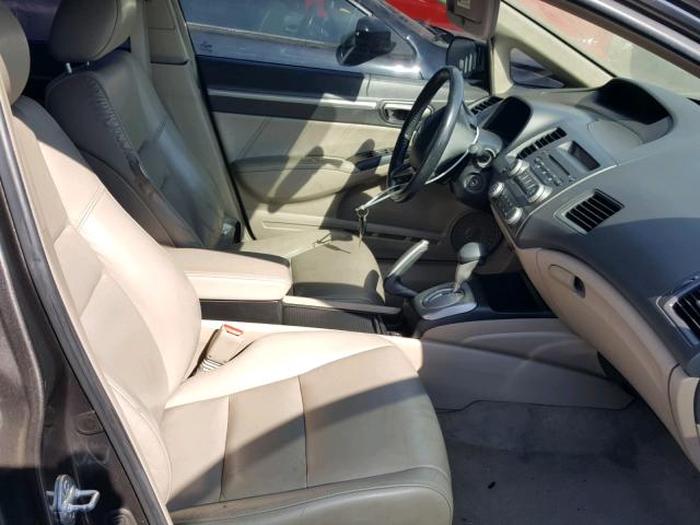 19XFA16919E028736 - 2009 HONDA CIVIC EXL 棕色 照片 5