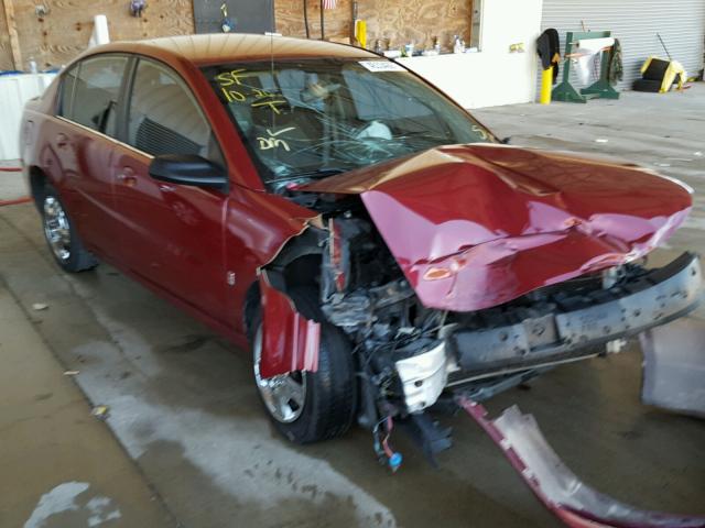 1G8AJ52FX4Z147681 - 2004 SATURN ION LEVEL RED photo 1