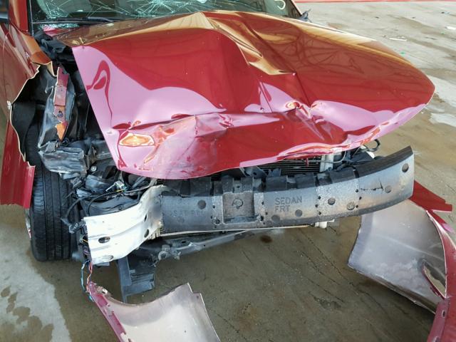 1G8AJ52FX4Z147681 - 2004 SATURN ION LEVEL RED photo 9