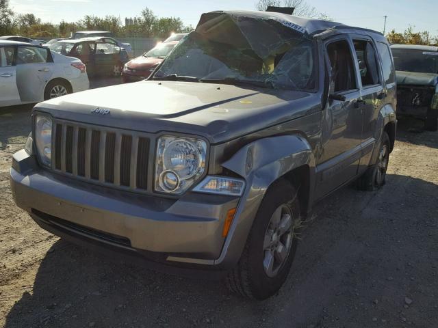 1C4PJLAK2CW148553 - 2012 JEEP LIBERTY SP SILVER photo 2