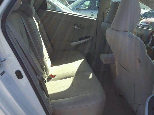 JTDKN3DUXB0246842 - 2011 TOYOTA PRIUS 白色 照片 6