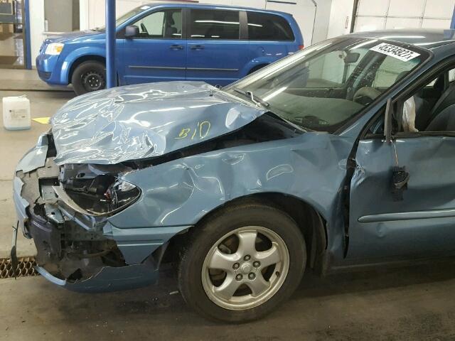 1FAFP53U46A219716 - 2006 FORD TAURUS BLUE photo 10