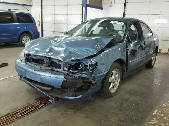 1FAFP53U46A219716 - 2006 FORD TAURUS BLUE photo 2