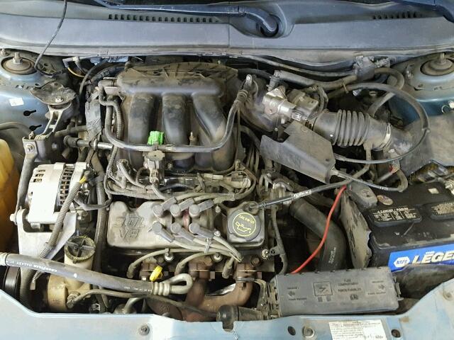 1FAFP53U46A219716 - 2006 FORD TAURUS BLUE photo 7