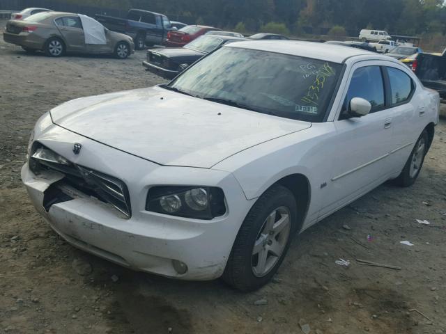 2B3CA3CV6AH256645 - 2010 DODGE CHARGER SX WHITE photo 2