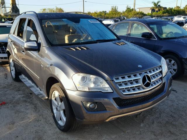 4JGBB2FB8AA535172 - 2010 MERCEDES-BENZ ML 350 BLU GRAY photo 1