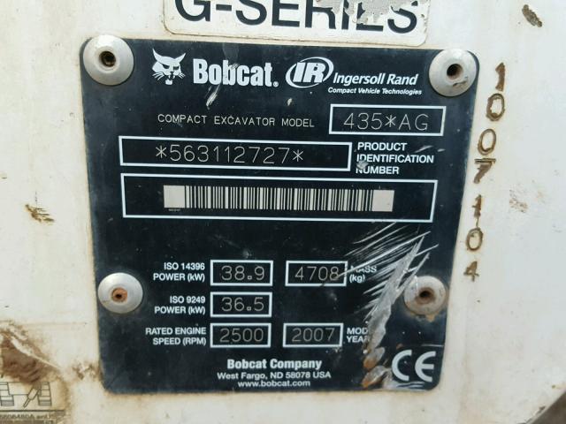 563112727 - 2006 BOBCAT 425 WHITE photo 10