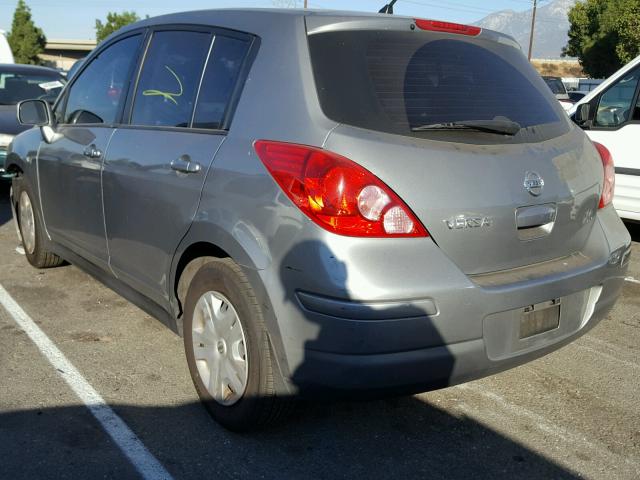 3N1BC1CPXCK286471 - 2012 NISSAN VERSA S GRAY photo 3