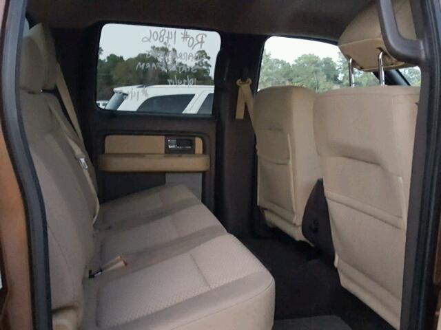 1FTEW1CM6CKD71469 - 2012 FORD F150 SUPER BROWN photo 6