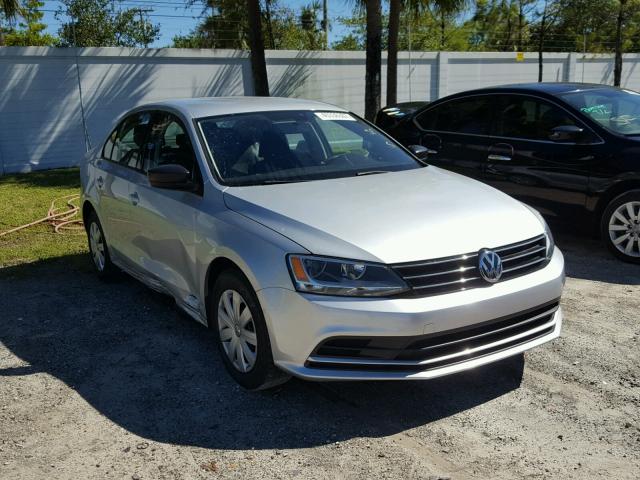 3VW2K7AJ2FM357931 - 2015 VOLKSWAGEN JETTA GRAY photo 1