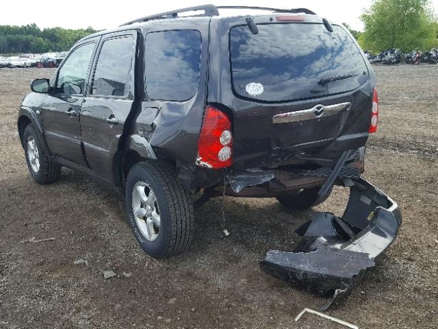 4F2CZ061X6KM31476 - 2006 MAZDA TRIBUTE S BROWN photo 3