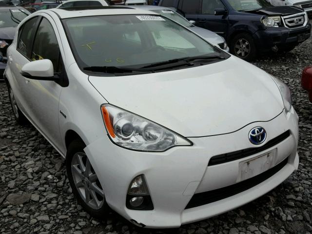 JTDKDTB34C1026797 - 2012 TOYOTA PRIUS C WHITE photo 1