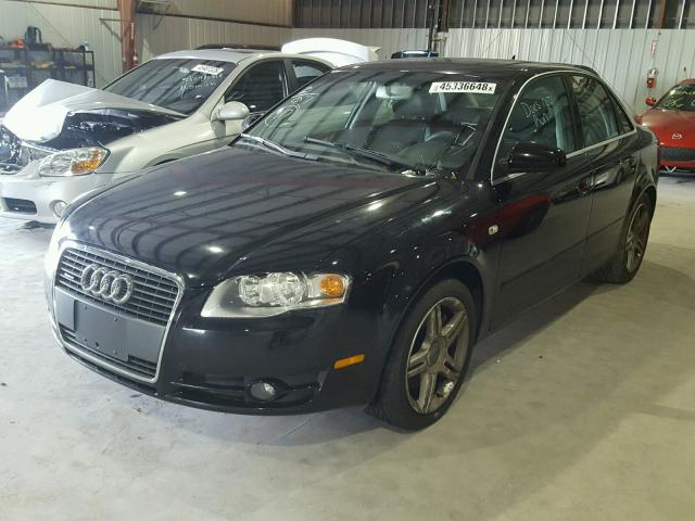 WAUDF78E77A183794 - 2007 AUDI A4 2.0T QU BLACK photo 2