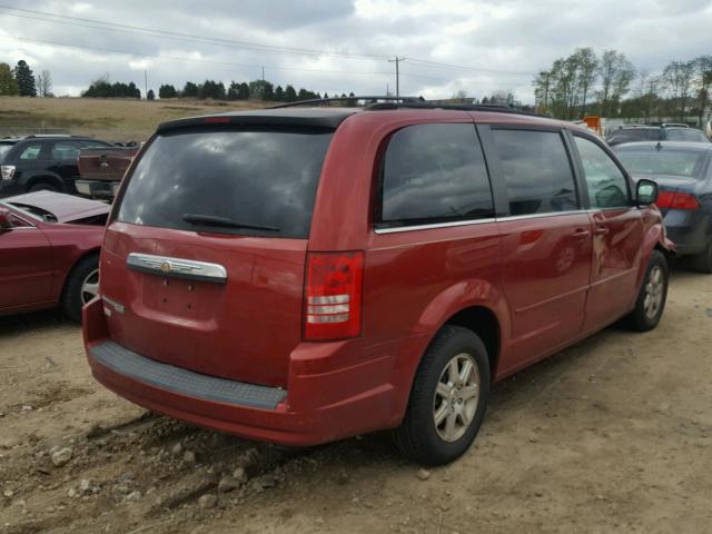 2A8HR54P98R636746 - 2008 CHRYSLER TOWN & COU 红色 照片 4
