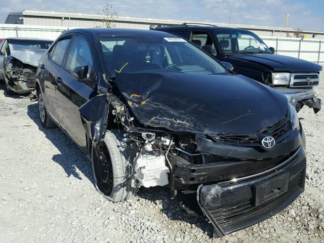 5YFBURHE6GP490557 - 2016 TOYOTA COROLLA L BLACK photo 1