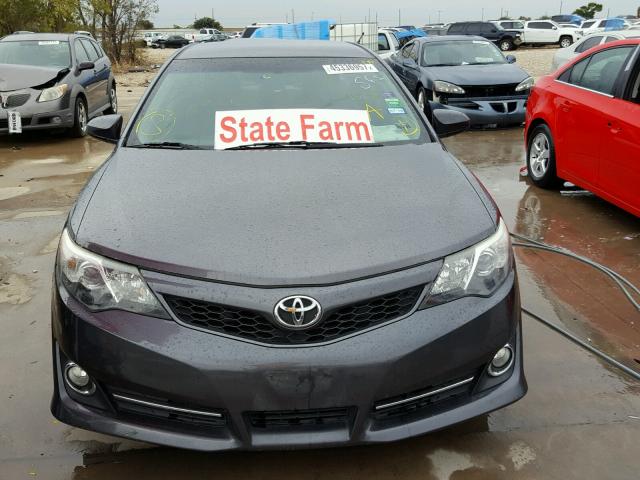 4T1BF1FK4EU324571 - 2014 TOYOTA CAMRY L CHARCOAL photo 9