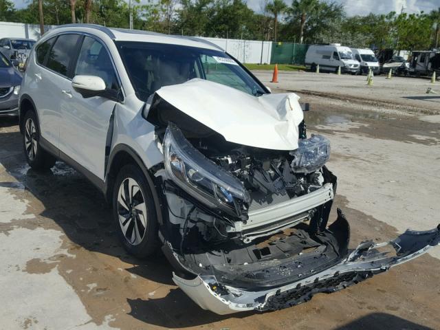 5J6RM3H90FL026731 - 2015 HONDA CR-V TOURI WHITE photo 1