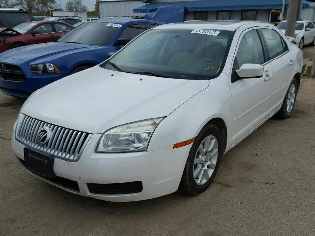 3MEHM07Z39R603788 - 2009 MERCURY MILAN WHITE photo 2