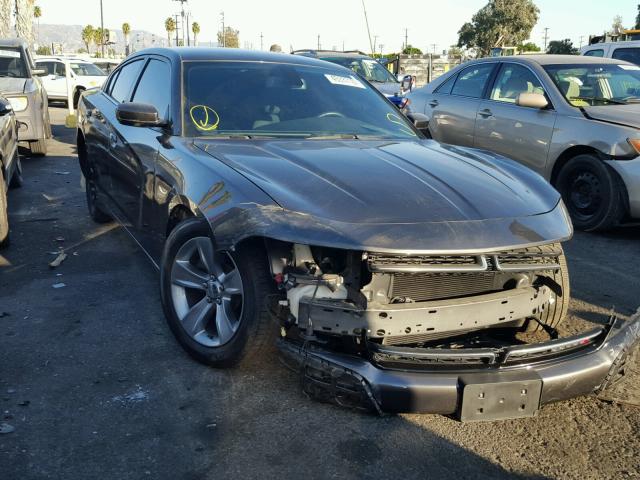 2C3CDXBG7GH150587 - 2016 DODGE CHARGER SE GRAY photo 1