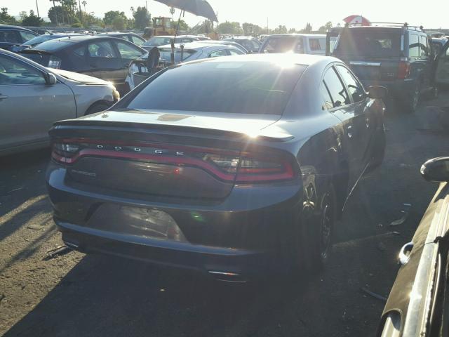 2C3CDXBG7GH150587 - 2016 DODGE CHARGER SE GRAY photo 4