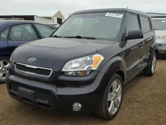 KNDJT2A23B7292454 - 2011 KIA SOUL BLACK photo 2